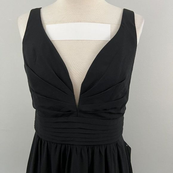 NWT LULUS Black Sleeveless Maxi Gown (M) - Picture 2 of 8
